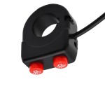 Handlebar switch for motorcycle - 2 buttons for lights, model V